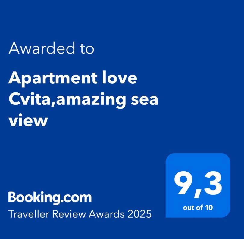 Apartment Love Cvita,Amazing Sea View Lukovo Exterior foto